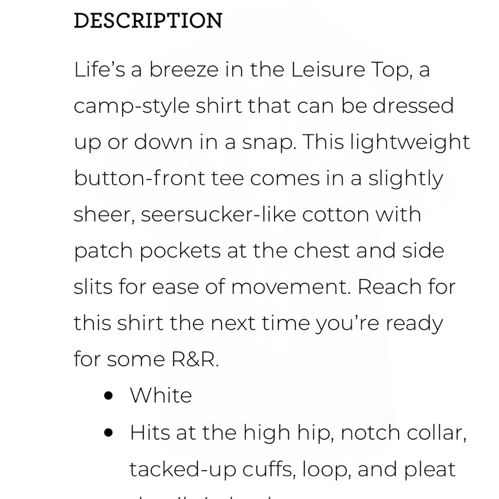 Leisure Top - Picture 8 of 9